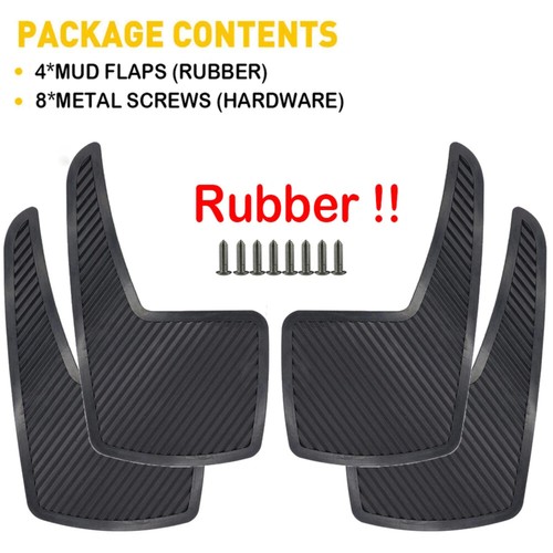 4pcs rubber mud - flaps, splash